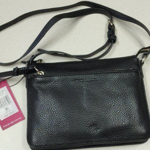 Vince Camuto Eris crossbody black leather bag